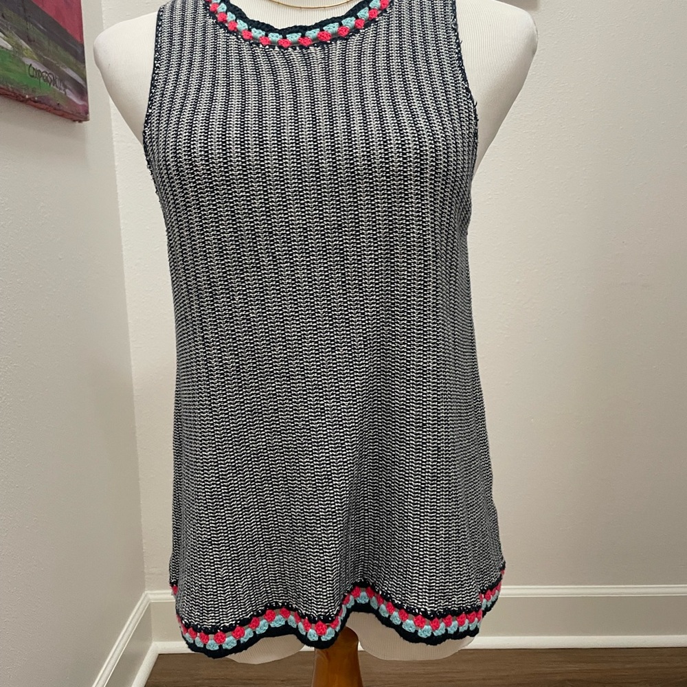 Crochet Sweater Tank size Medium